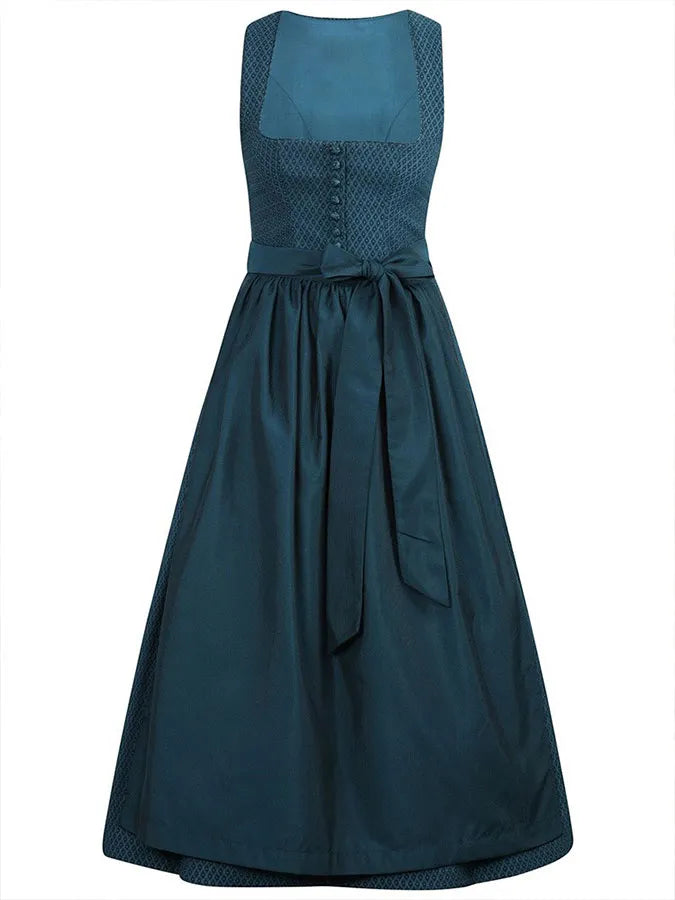 Solira - Bow-Front Jacquard Dress