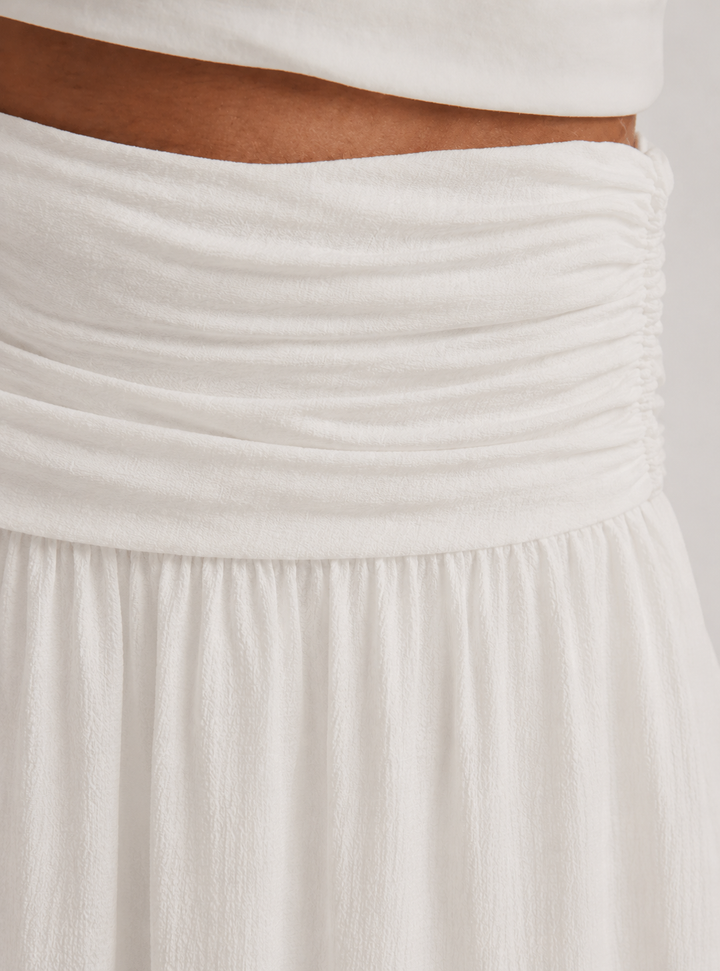 Orlise - Ruffled-Waist Skirt