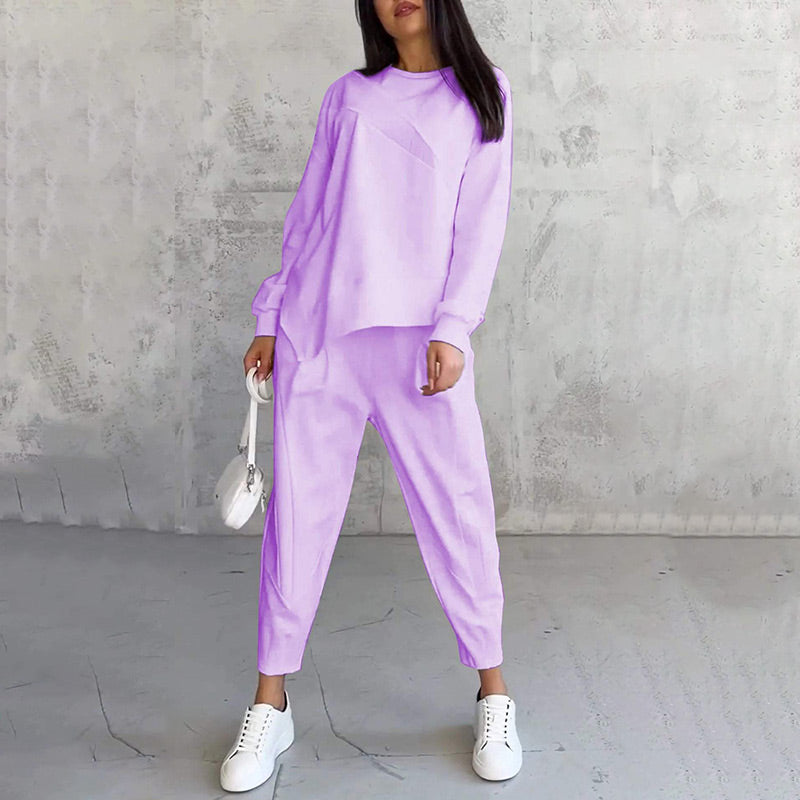 Belira - Round Neck Jersey Suit