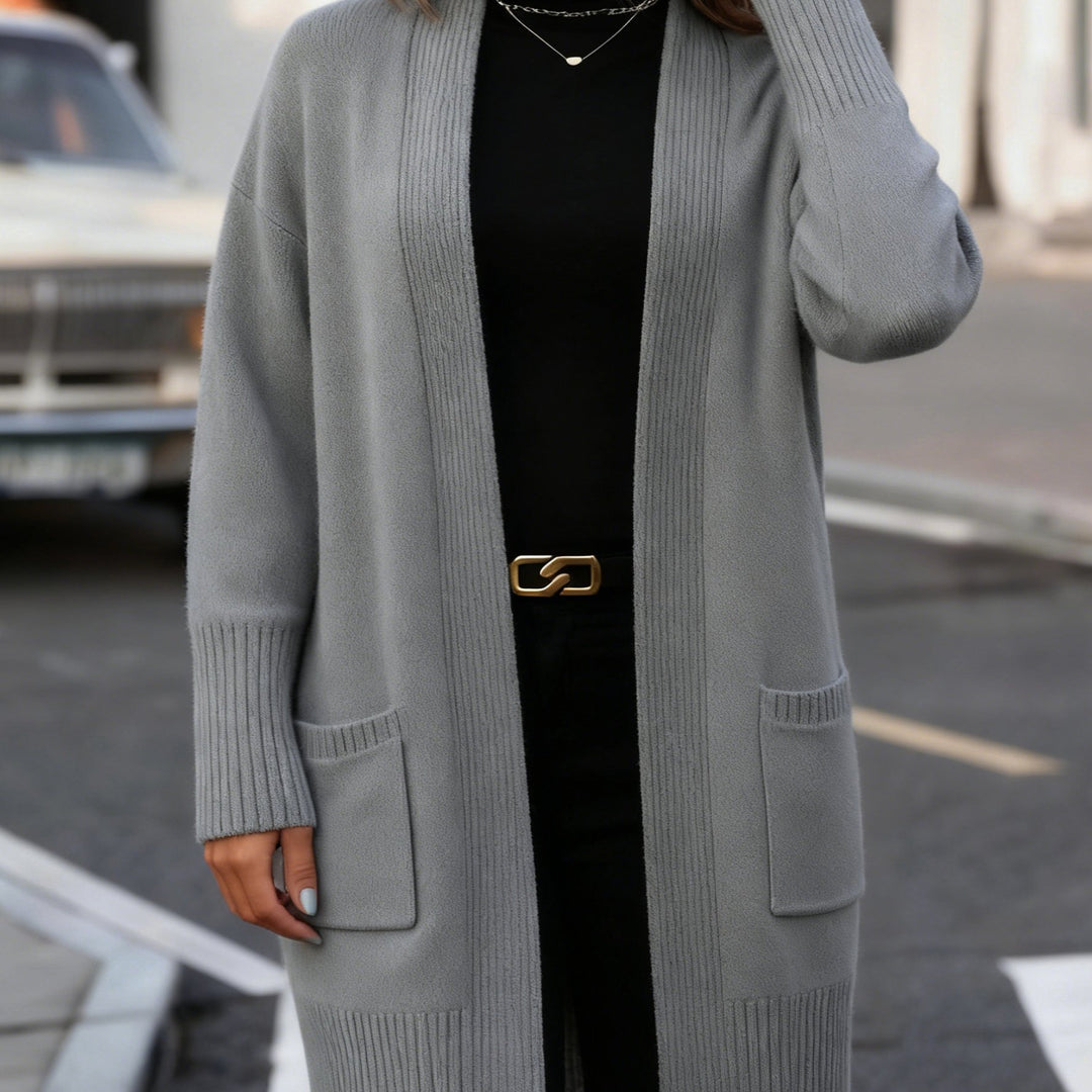 Navira - Ribbed Knit Cardigan