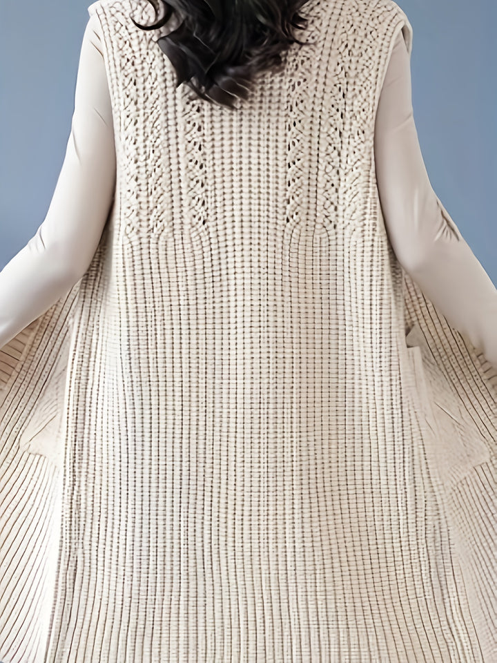 Mireva - Midi Sweater Knit Vest