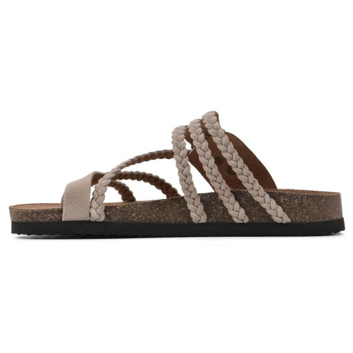 Selira - Braided Suede Sandals