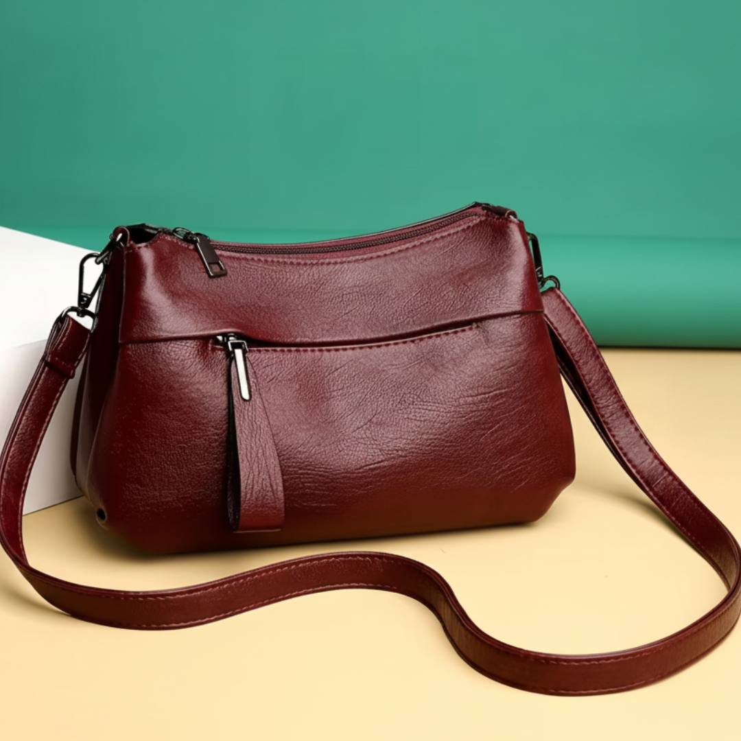 Lysara - Multi-Compartment Fabric Crossbody Bag