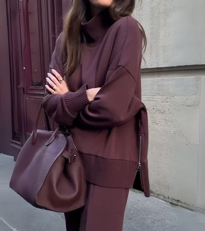 Sivara - High-Neck Two-Piece Set