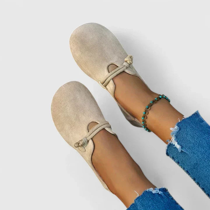 Tivara - Handstitched Rubber-Sole Loafers