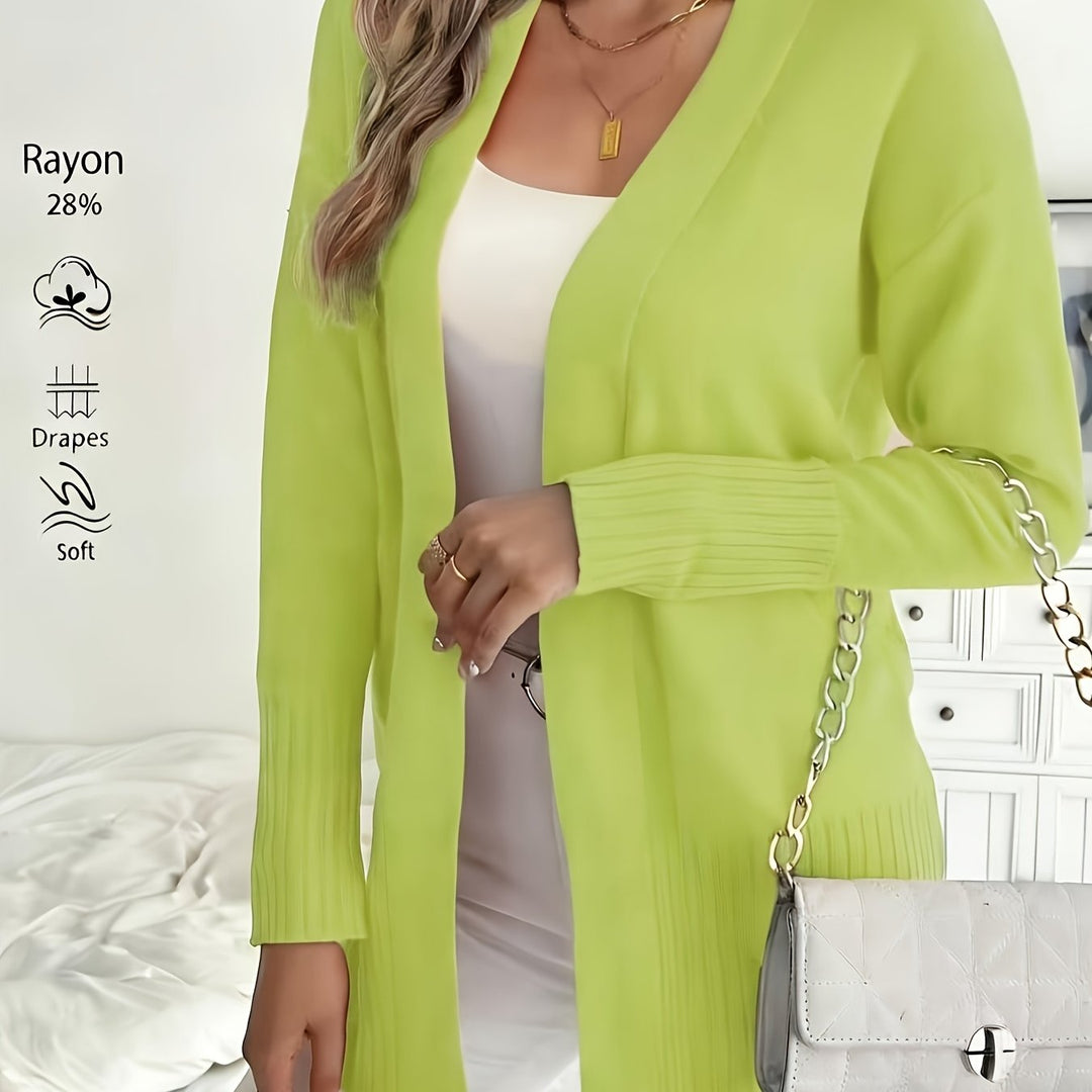 Tivora - Longline Knit Cardigan
