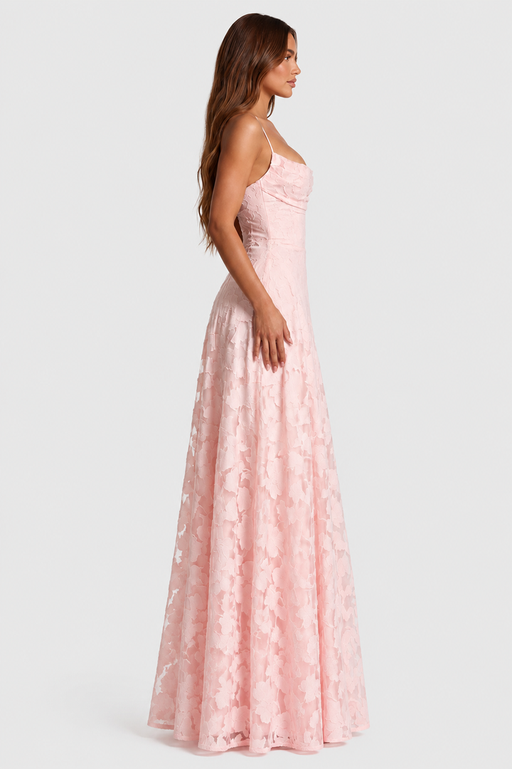 Nerila - Raised Floral Lace Dress