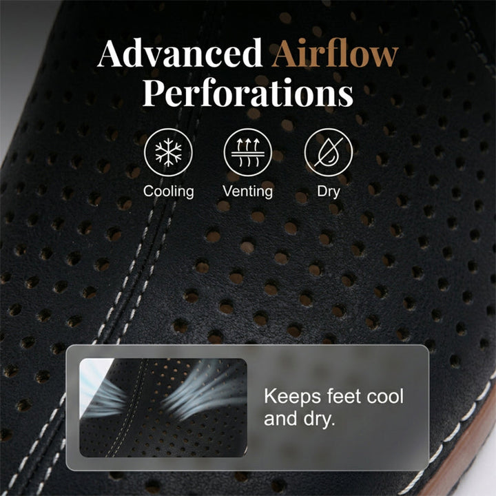 Nerise - Perforated Molded Platform Mules