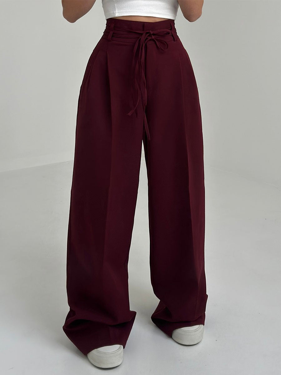 Avenya - Wide-Leg Woven Trousers