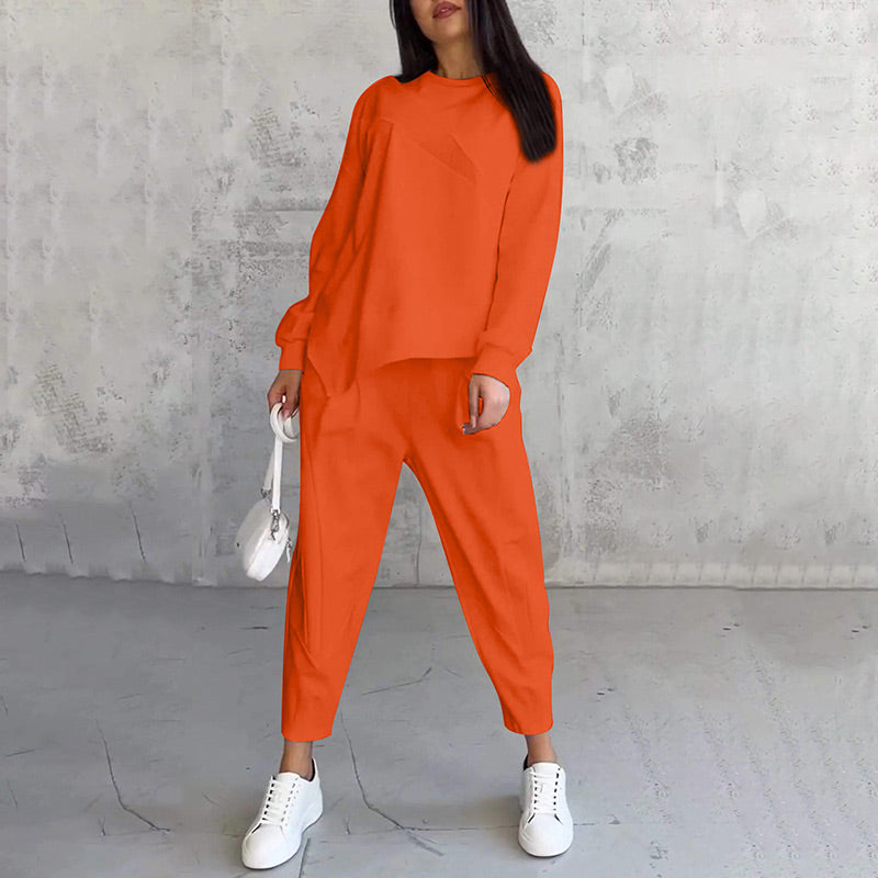 Belira - Round Neck Jersey Suit