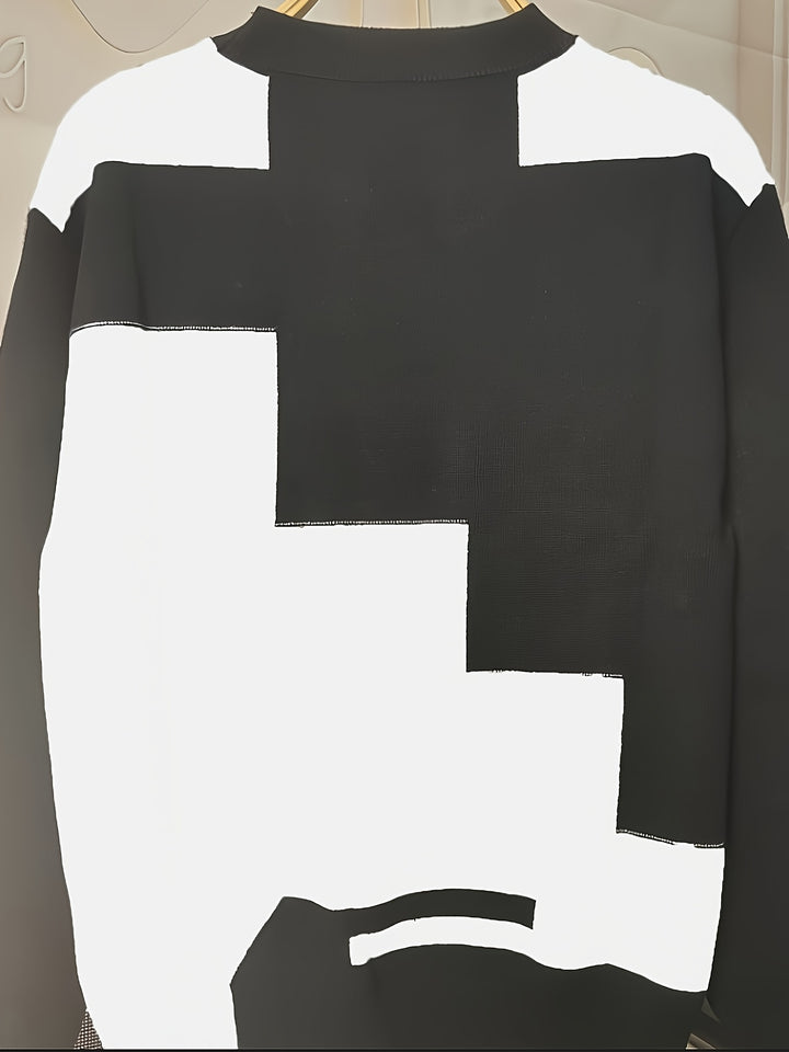 Neriva - Colour-Block Knit Pullover