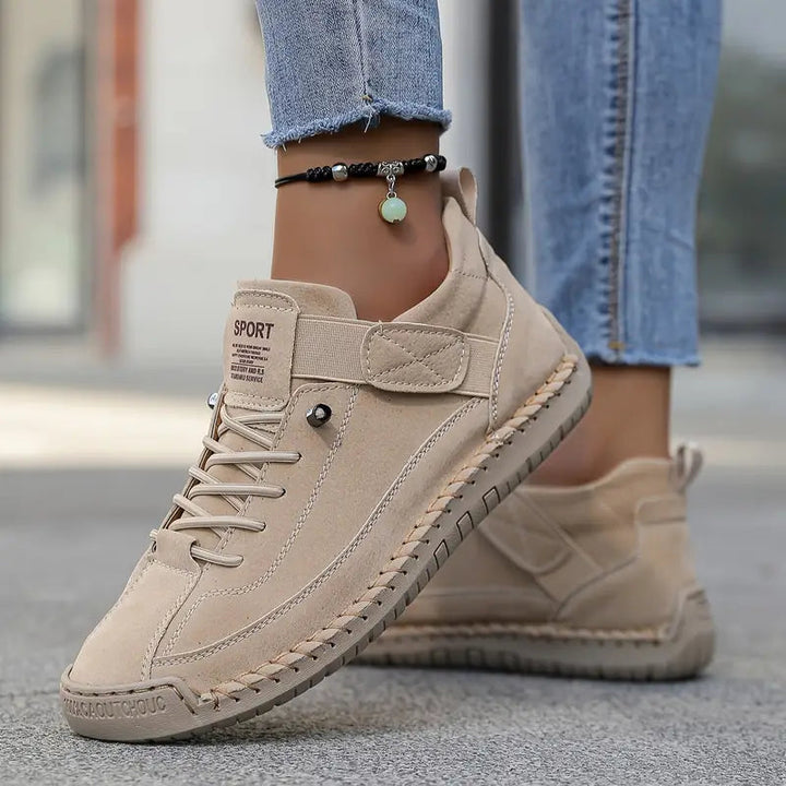 Silara - Lace-Up Textile Sneakers