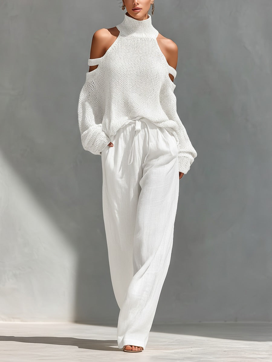 Mireva - Wide-Leg Knit Set