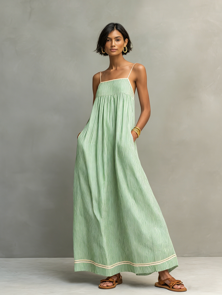 Iverra - Draped Woven Dress