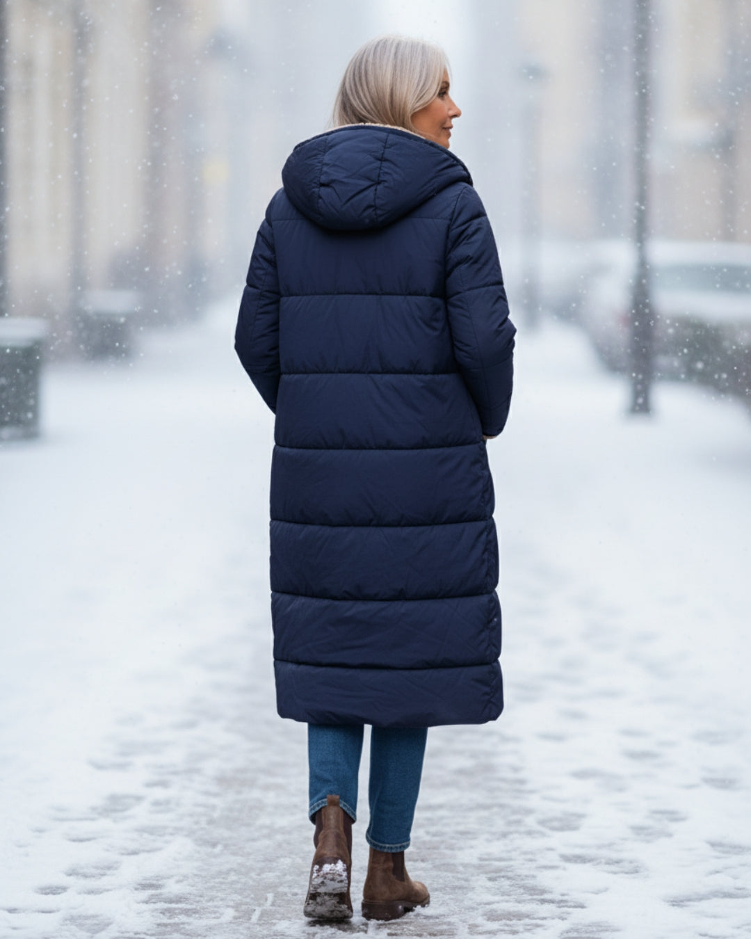 Arlise - Reversible Sherpa-Lined Coat