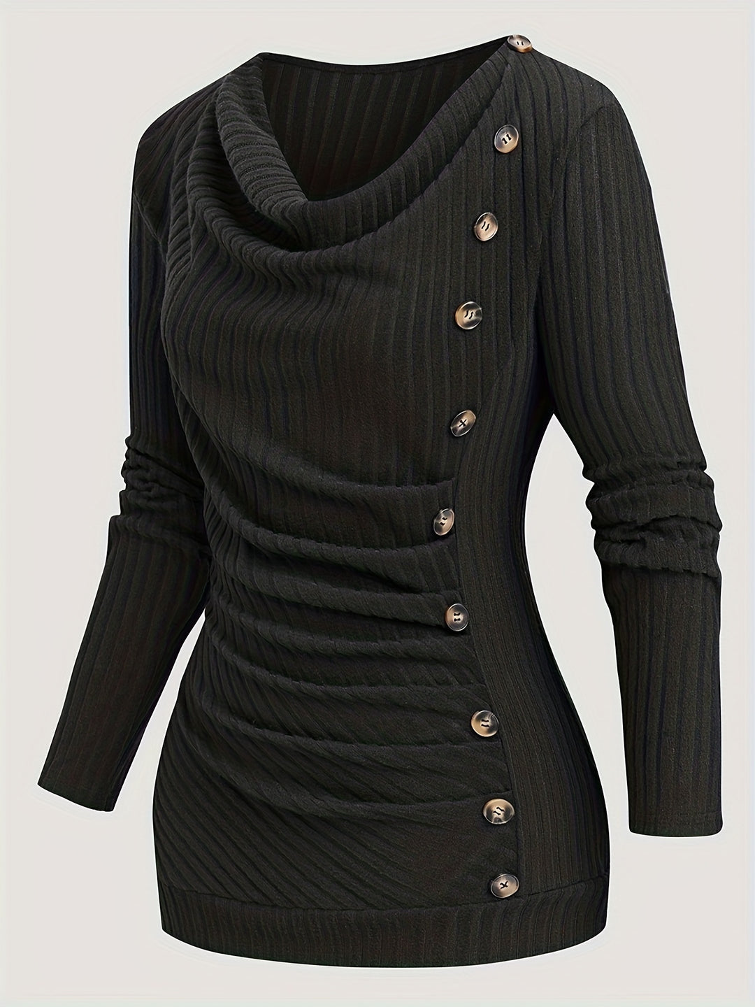 Solyne - Crew Neck Knit Top