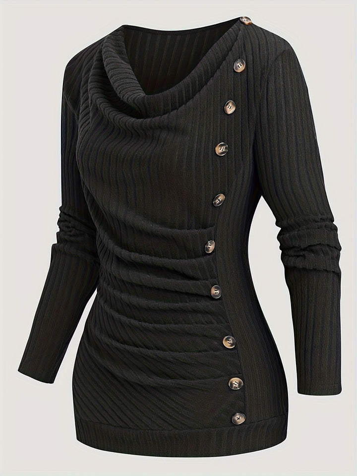 Solyne - Crew Neck Knit Top