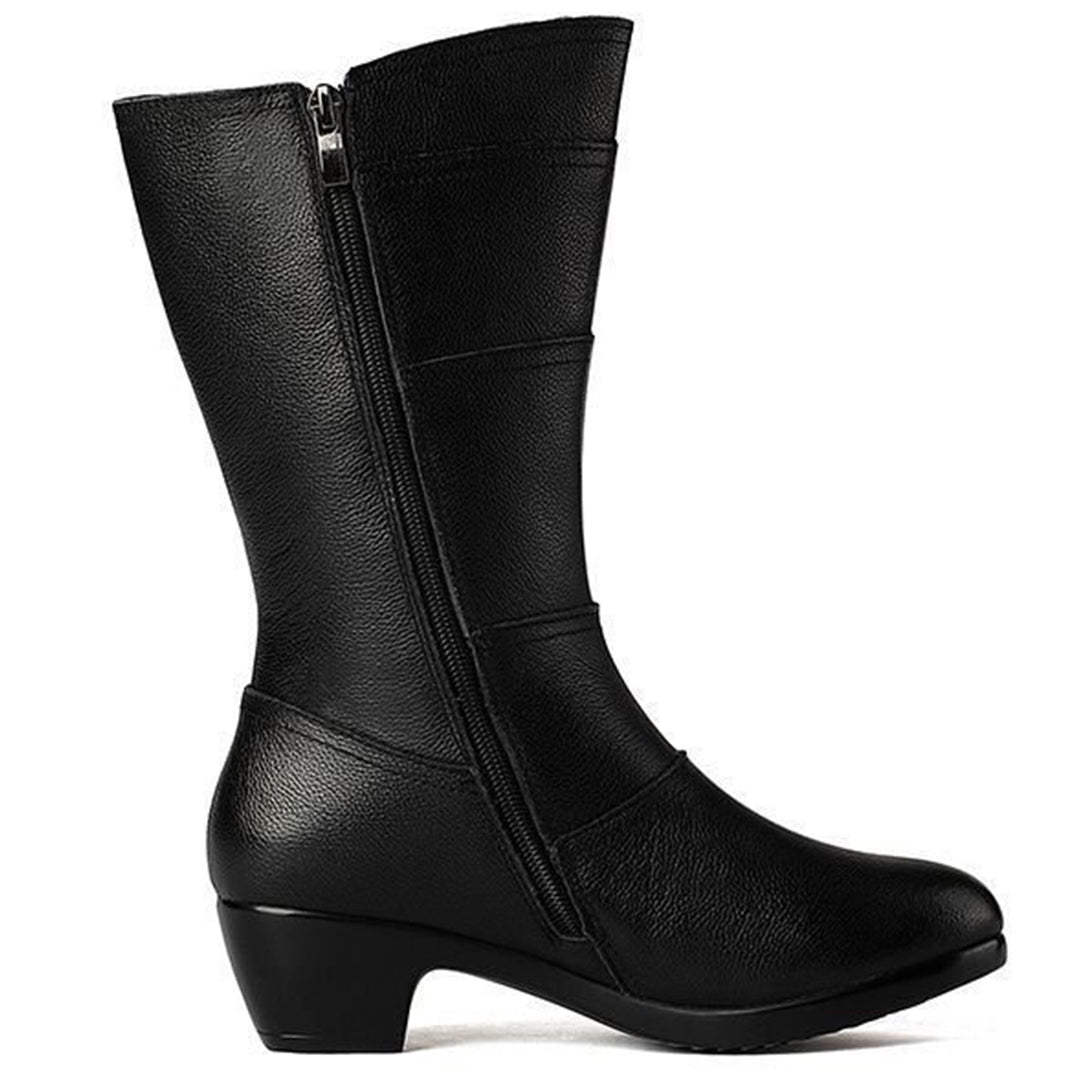 Yalira - Leather Ankle Boots