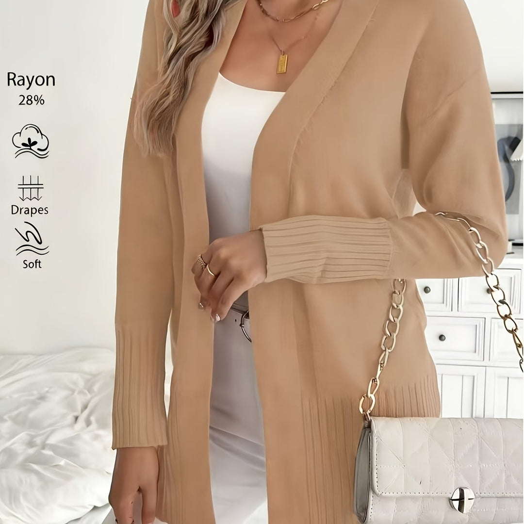 Tivora - Longline Knit Cardigan