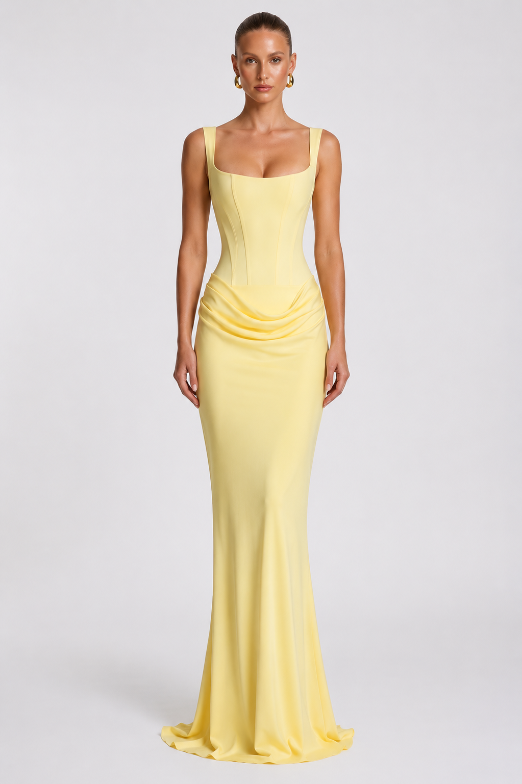 Rheva - Corset-Bodice Maxi Dress