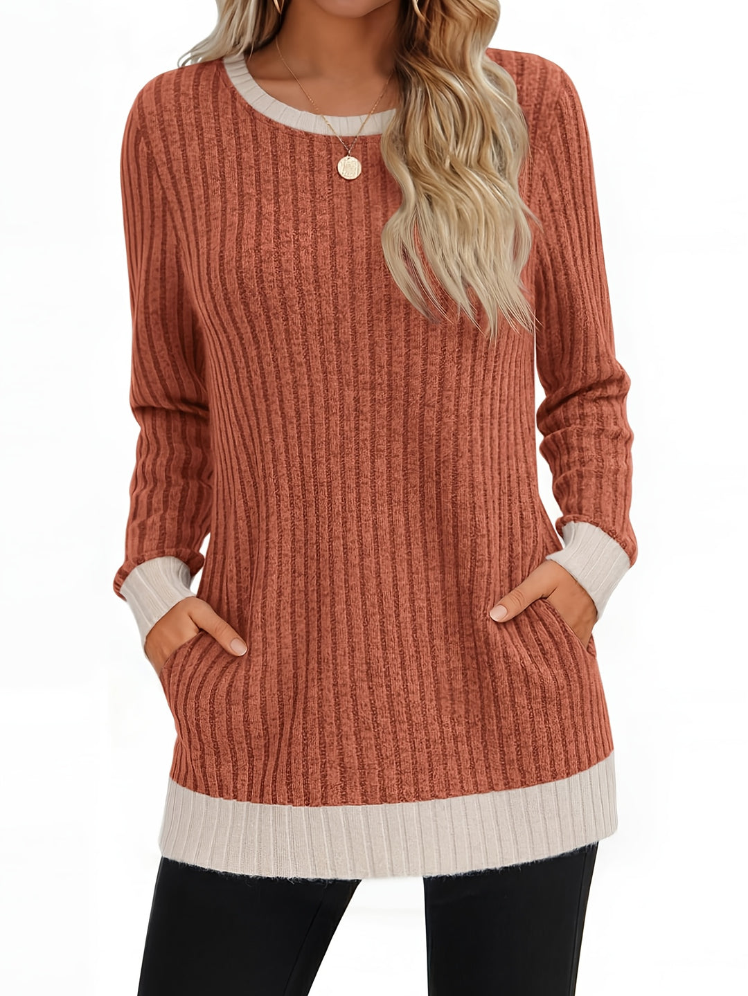 Soreli - Colour-Block Jersey Knit T-Shirt