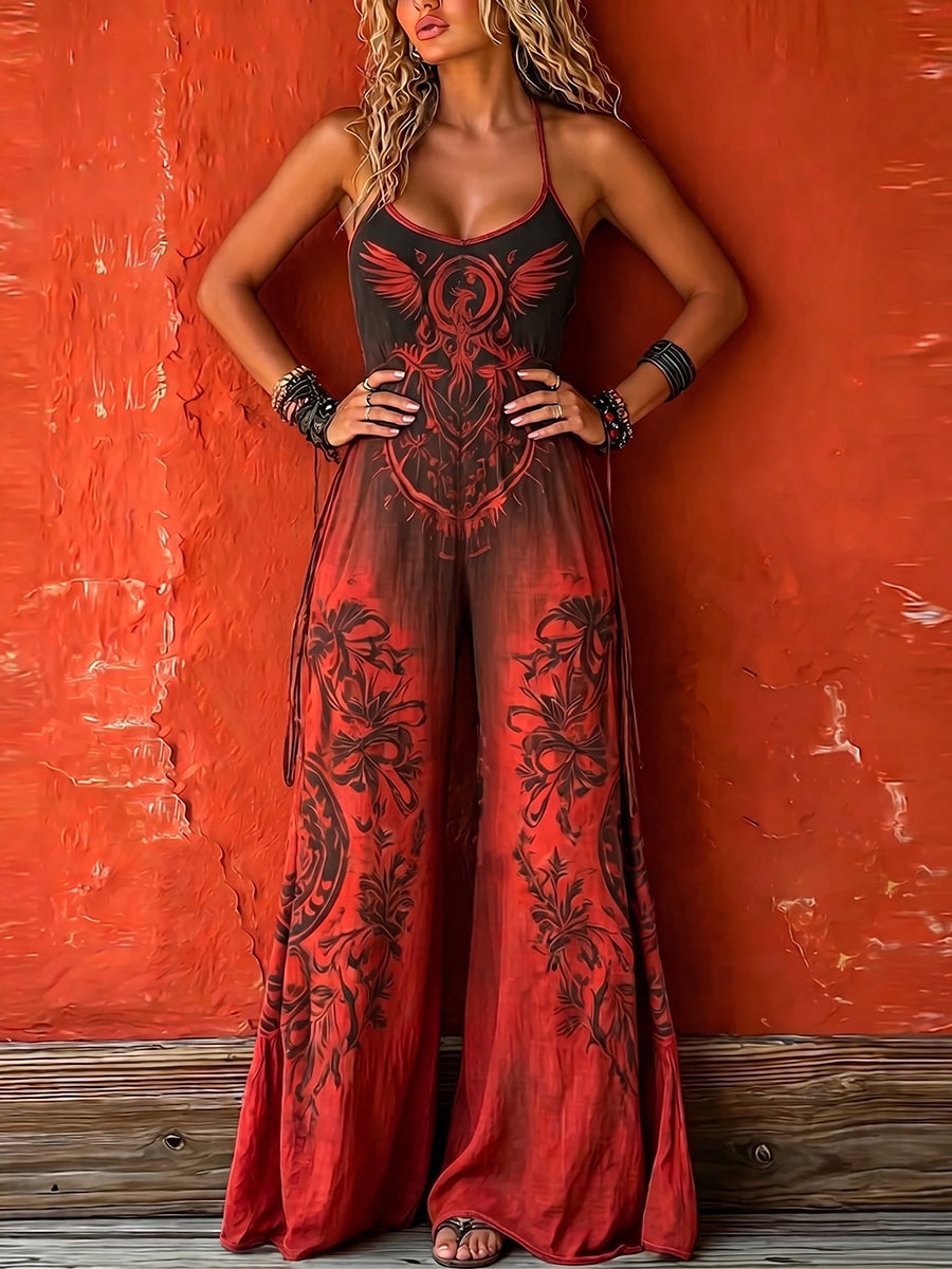 Zavine - Strappy Cotton-Blend Jumpsuit