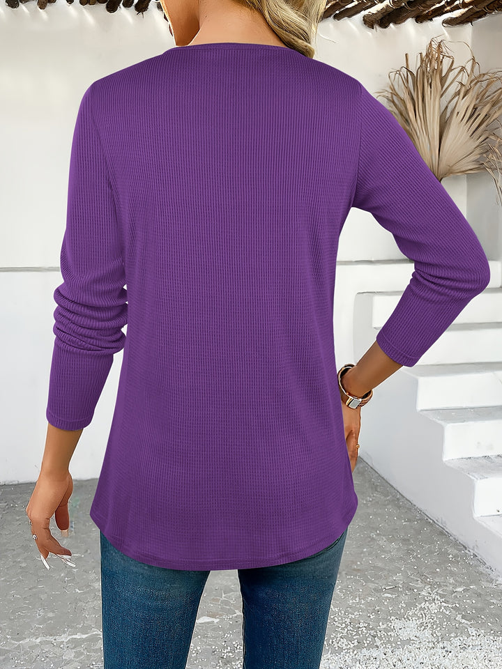 Tivora - Faux Two-Piece Knit Top