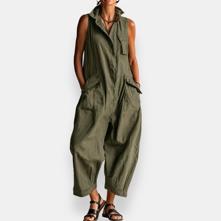 Velise - Cargo Woven Jumpsuit