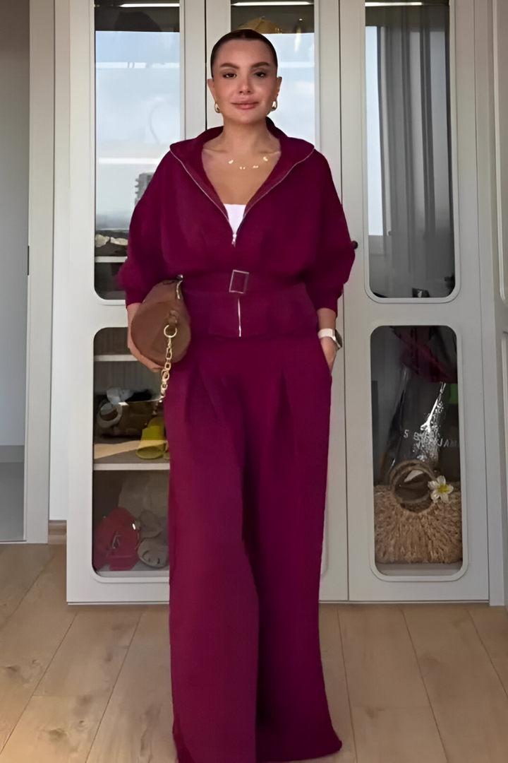 Velori - Wide-Leg Tailored Set