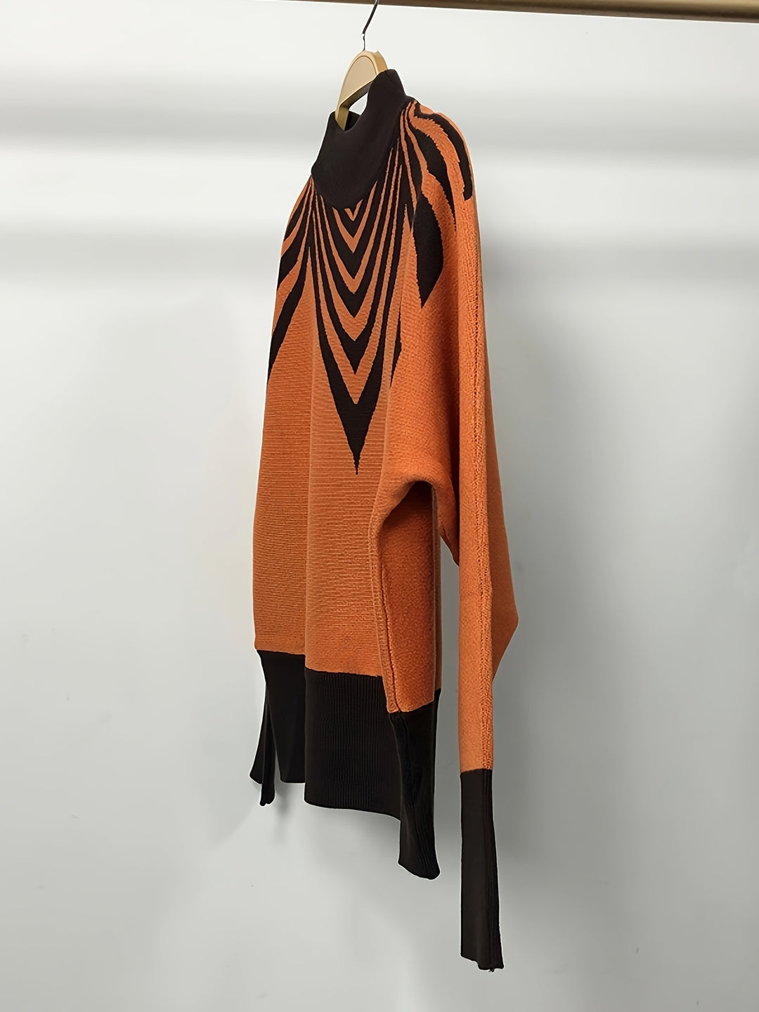 Anevra - Colour-Block Jacquard Knit Sweater