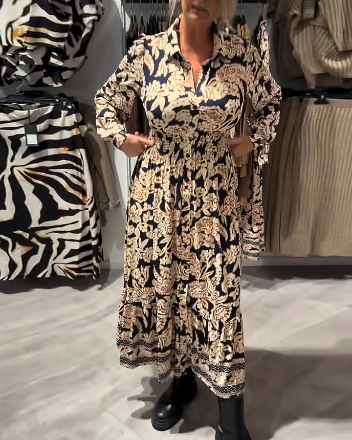 Naliri - Floral-Print Woven Shirt Dress