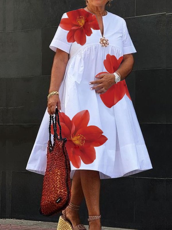 Orvina - Pleated Woven Midi Dress