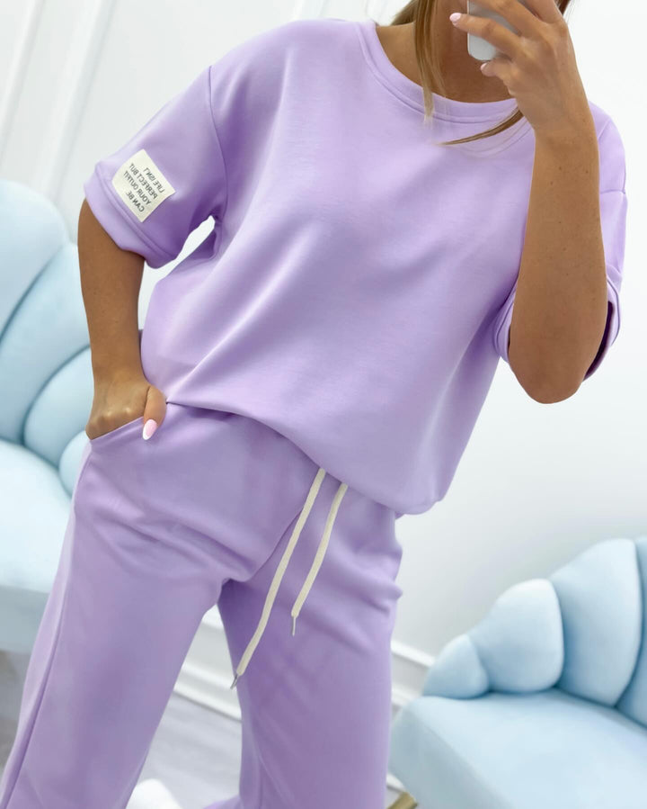 Nevira - Crewneck Jersey Top And Trousers Set
