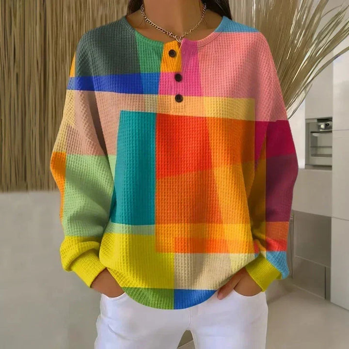 Noreva - Double-Layer Textured Sweater