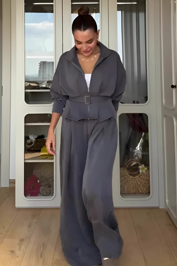 Velori - Wide-Leg Tailored Set
