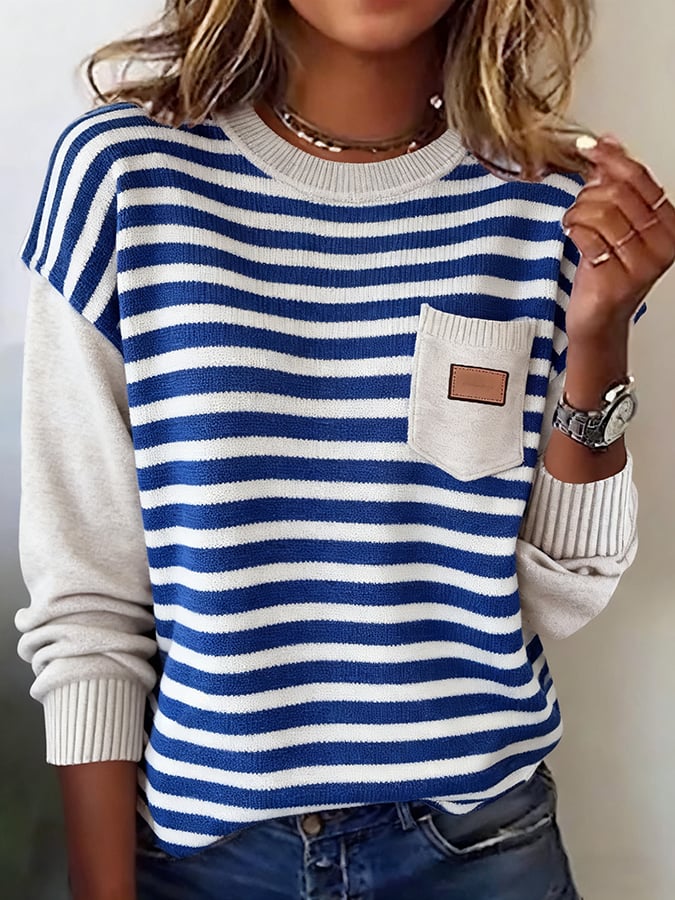 Avenli - Striped Knit Sweater
