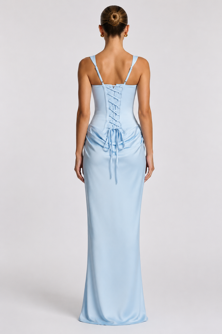 Rheva - Corset-Bodice Maxi Dress