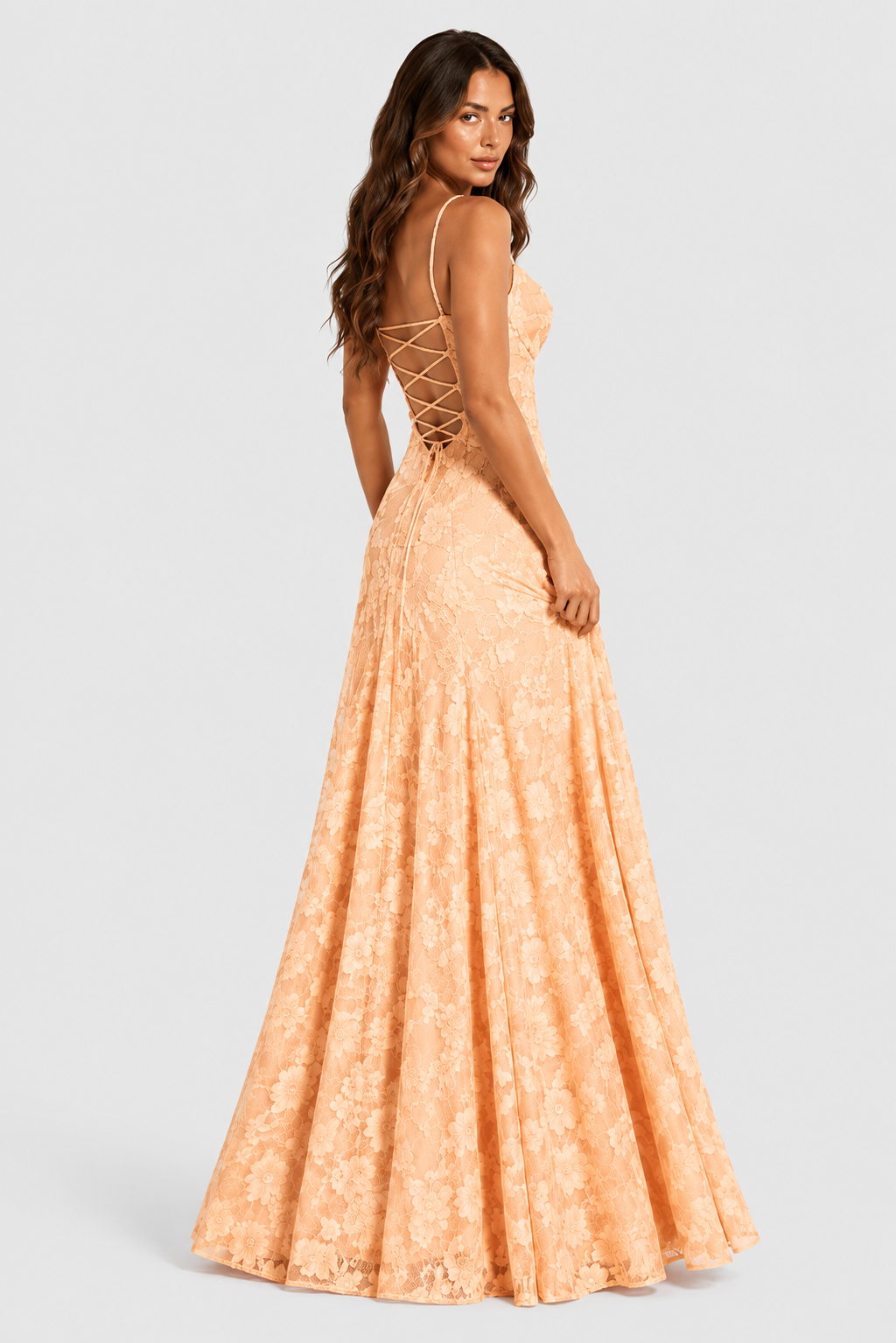 Nerila - Raised Floral Lace Dress