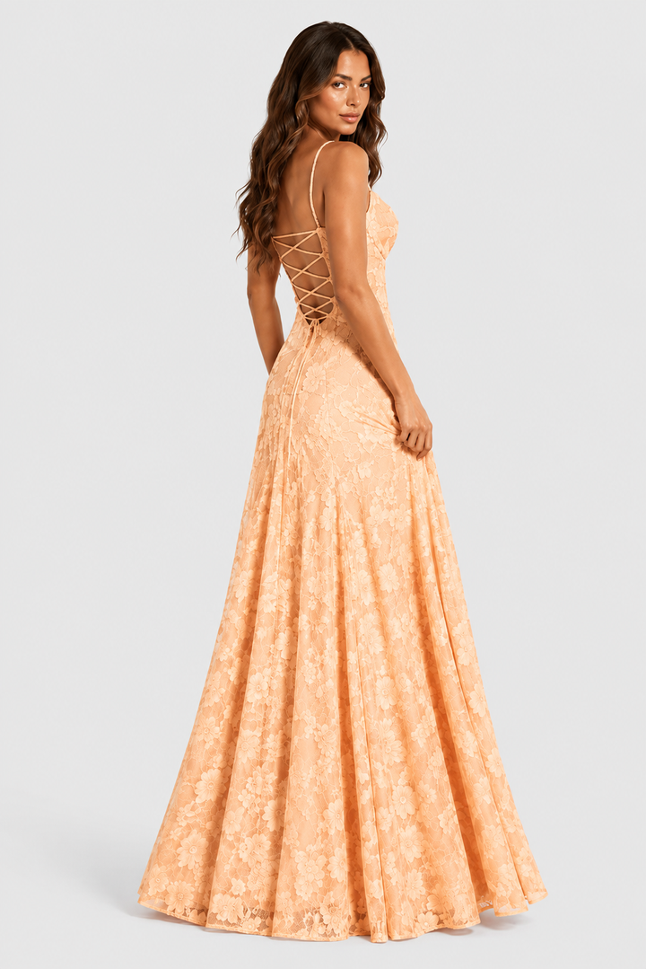 Nerila - Raised Floral Lace Dress