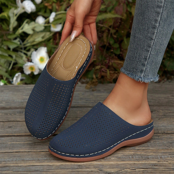 Nerise - Perforated Molded Platform Mules