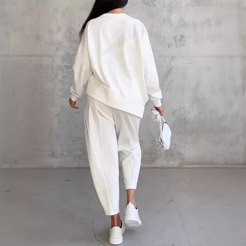 Belira - Round Neck Jersey Suit