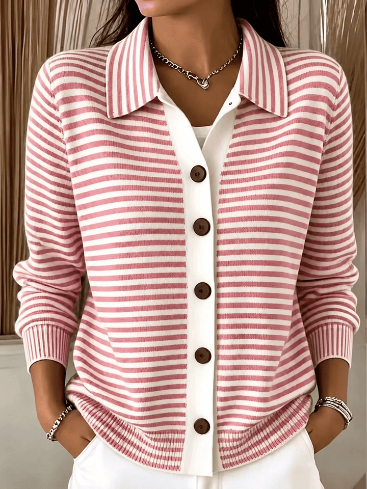 Neraya - Printed Knit Cardigan