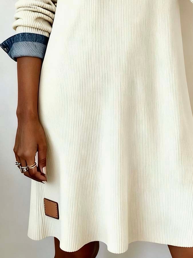Noreli - Patchwork Denim Dress