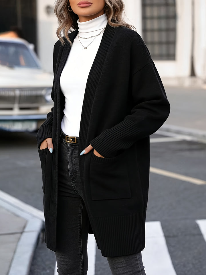 Navira - Ribbed Knit Cardigan