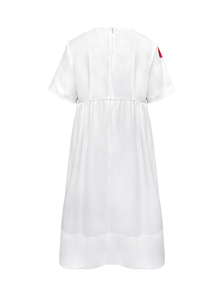 Orvina - Pleated Woven Midi Dress