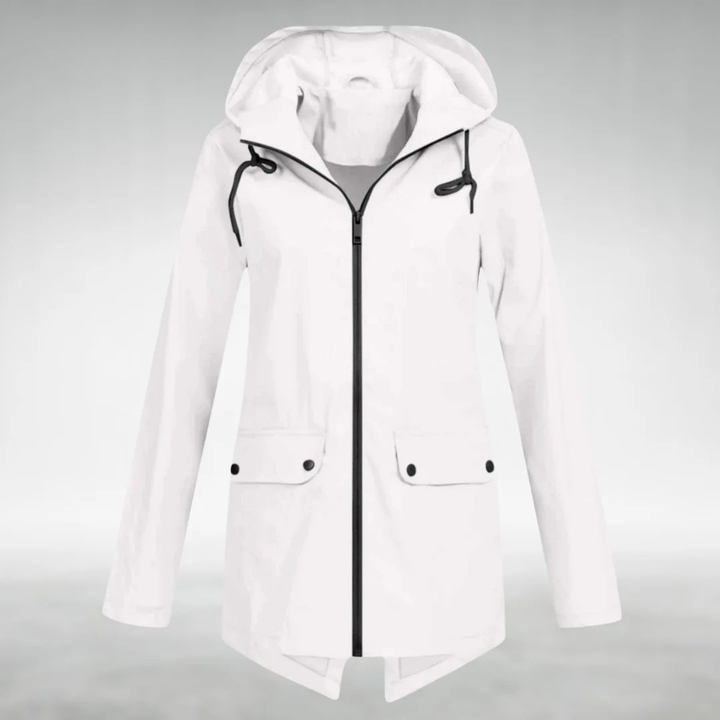 Calira - Adjustable Hood Waterproof Raincoat