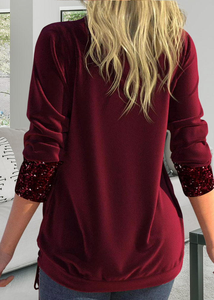 Rivena - Two-Piece Sequin Top Set