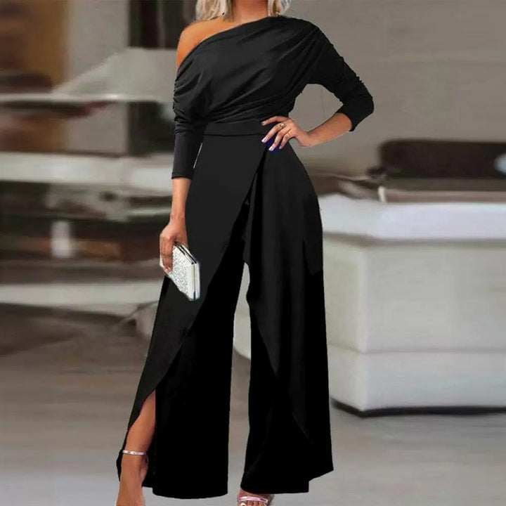 Novira - One-Shoulder Woven Jumpsuit