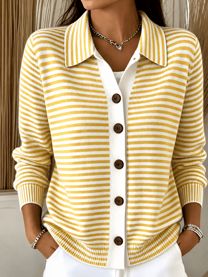 Neraya - Printed Knit Cardigan
