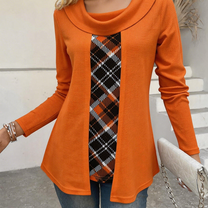 Tivora - Faux Two-Piece Knit Top